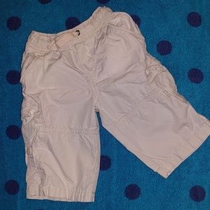 Boys tan cargo shorts